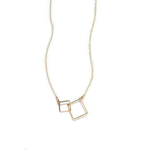 By boe square necklace