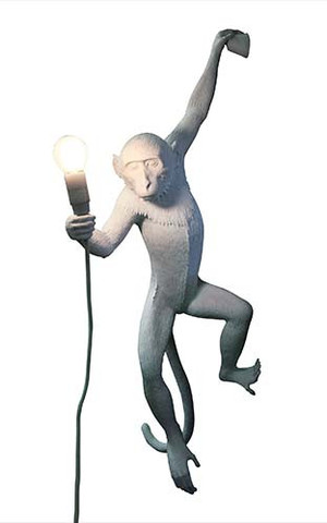 Dust monkey lamp hang